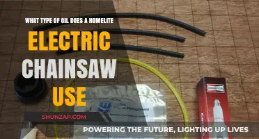 Best Oil for Homelite Electric Chainsaw: Type and Recommendations