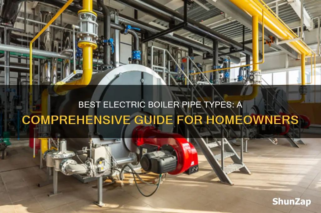 what type of pipe do you use in boiler electric