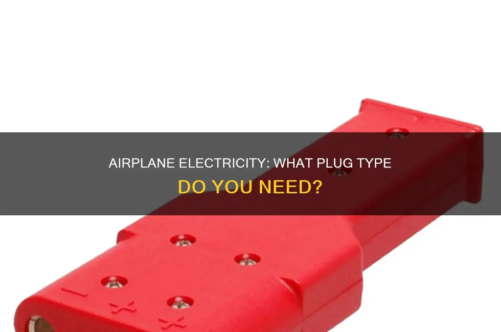 what type of plug for airplane electricity