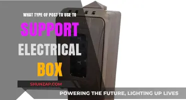Choosing the Right Post for Secure Electrical Box Installation
