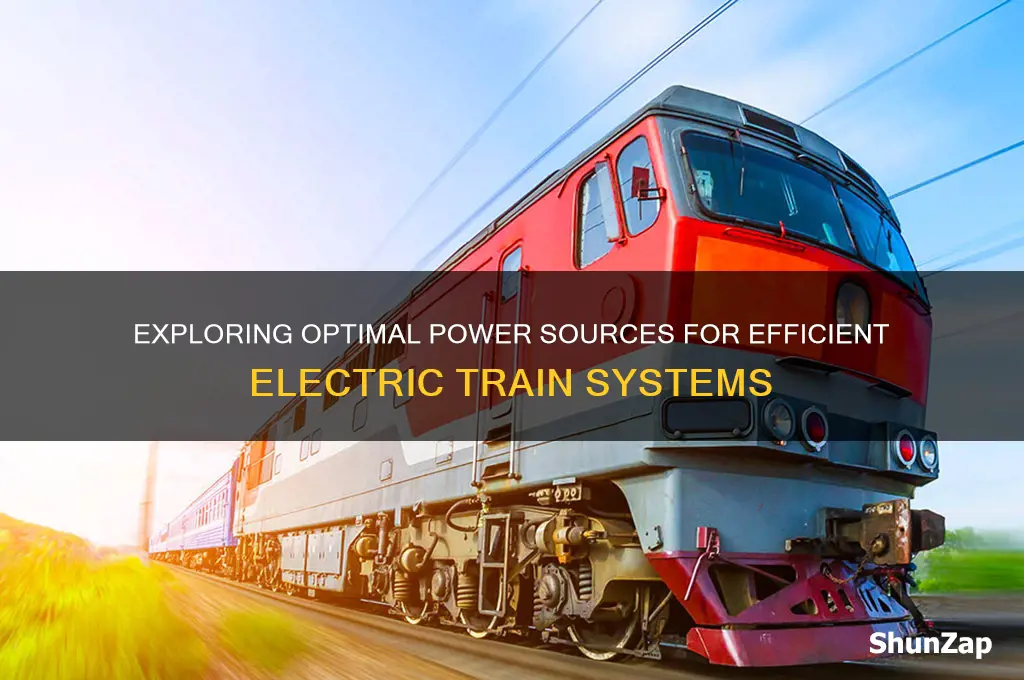 what type of power use to power electric train system