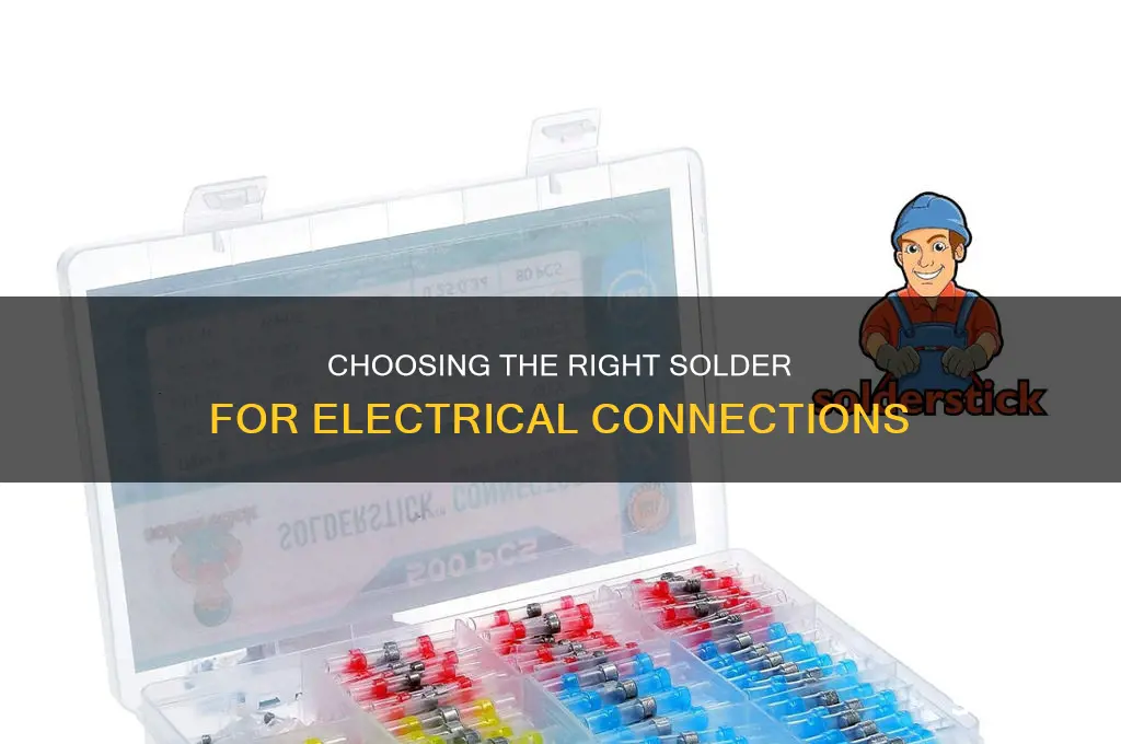 what type of solder for electrical connections