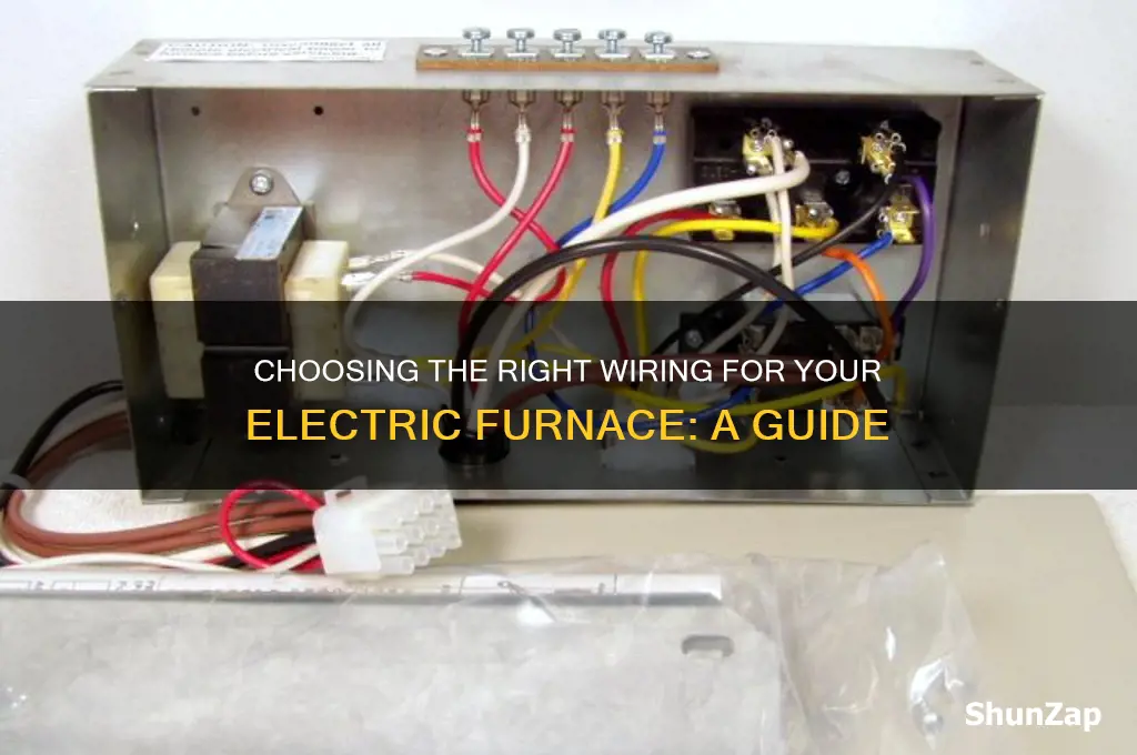 what type of wiring should be used for electric furnace