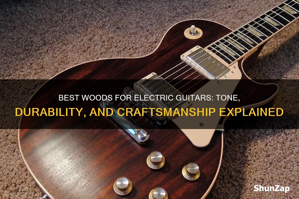 what type of wood is used for electric guitars