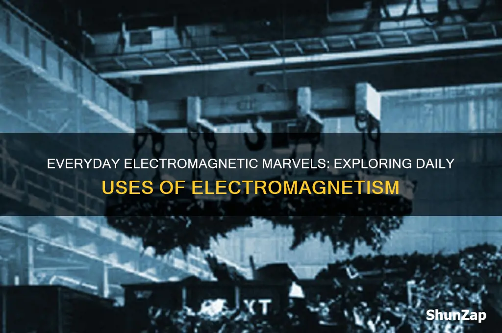 what types of electro magnetism do we use daily
