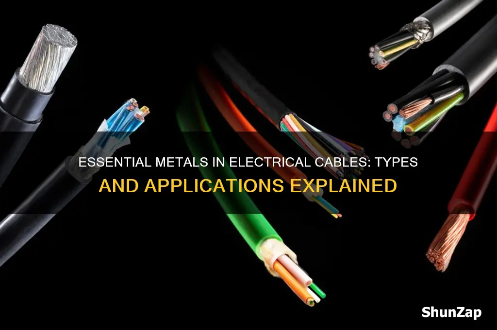 what types of metals are used in electrical cables