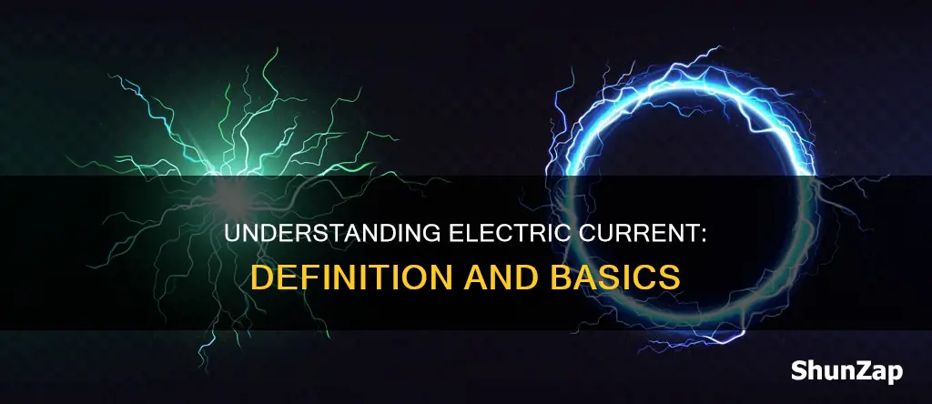 what u mean by electric current