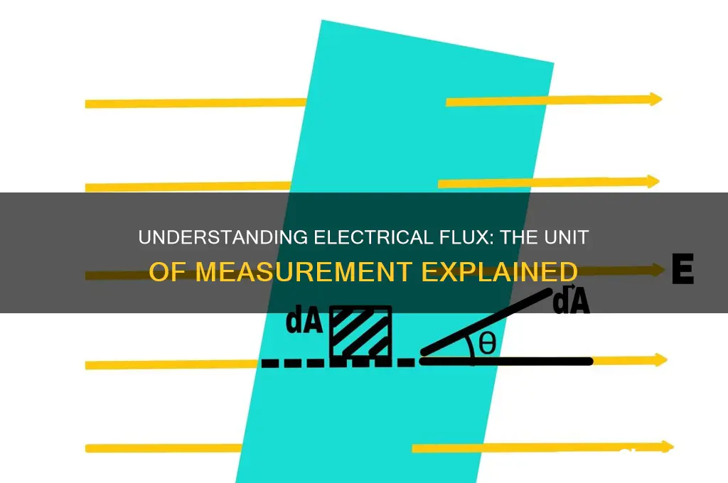 what unit is used for electrical flux