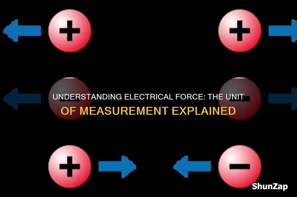 what unit is used to measure electrical force