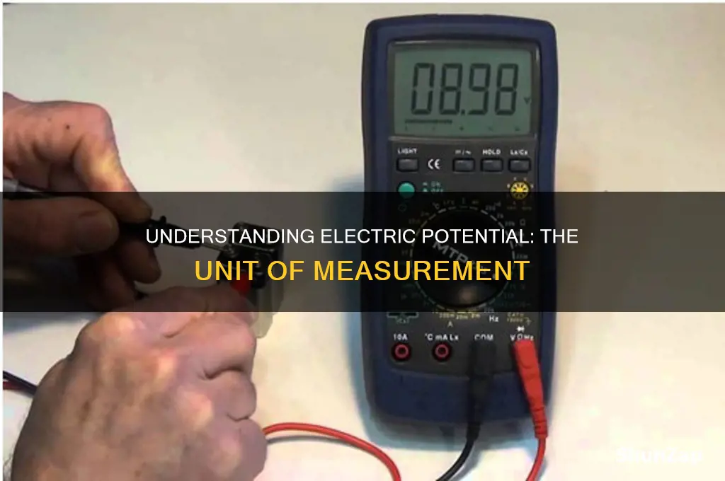 what unit of electric potential is given