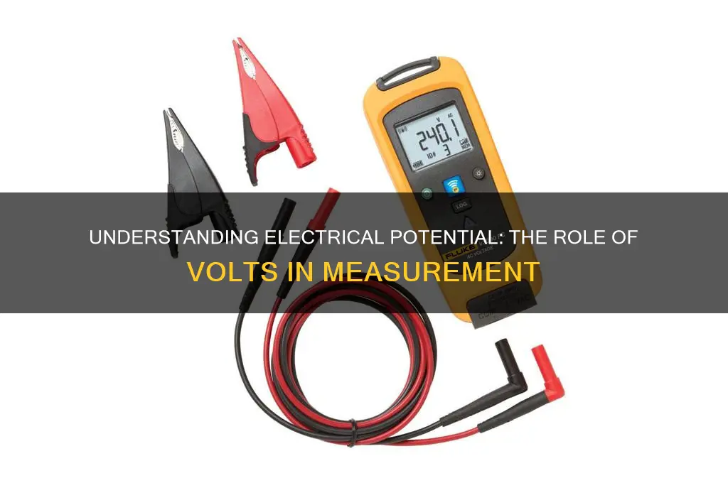 what unit of mesurement is used to verify electrical potential