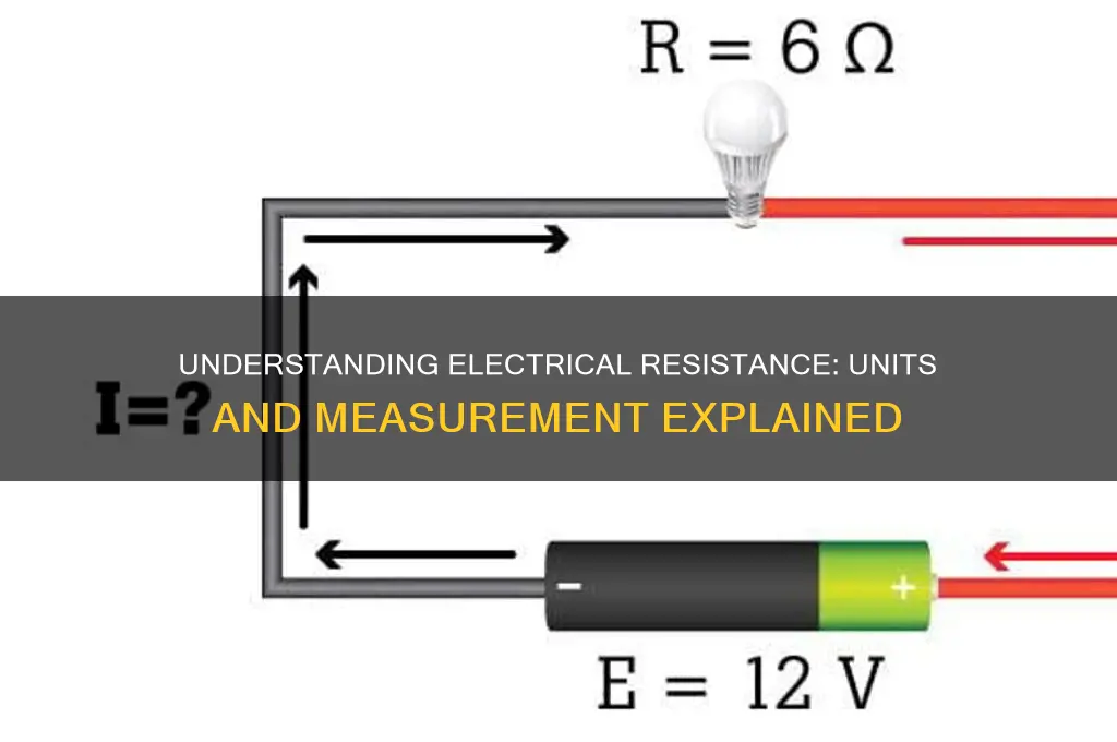 what units are used to describe electrical resistance