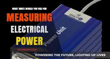 Measuring Electrical Power: Understanding the Right Units to Use