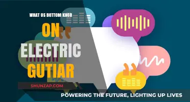 The Function of Bottom Knobs on Electric Guitars