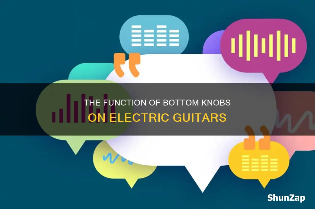 what us bottom knob on electric gutiar