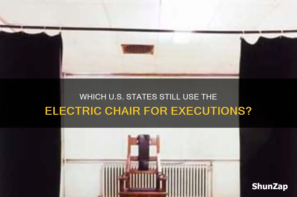 what us states still use the electric chair