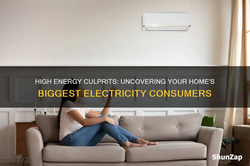 what uses a lot of electricity in your home