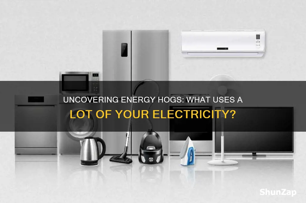 what uses a lot of my electric