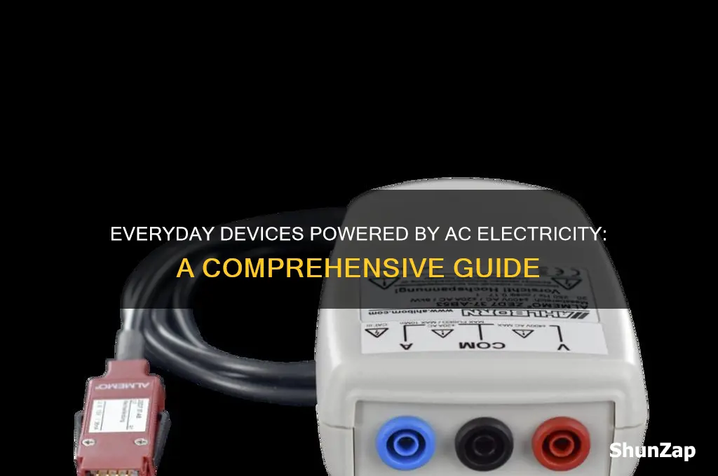 what uses ac electricity