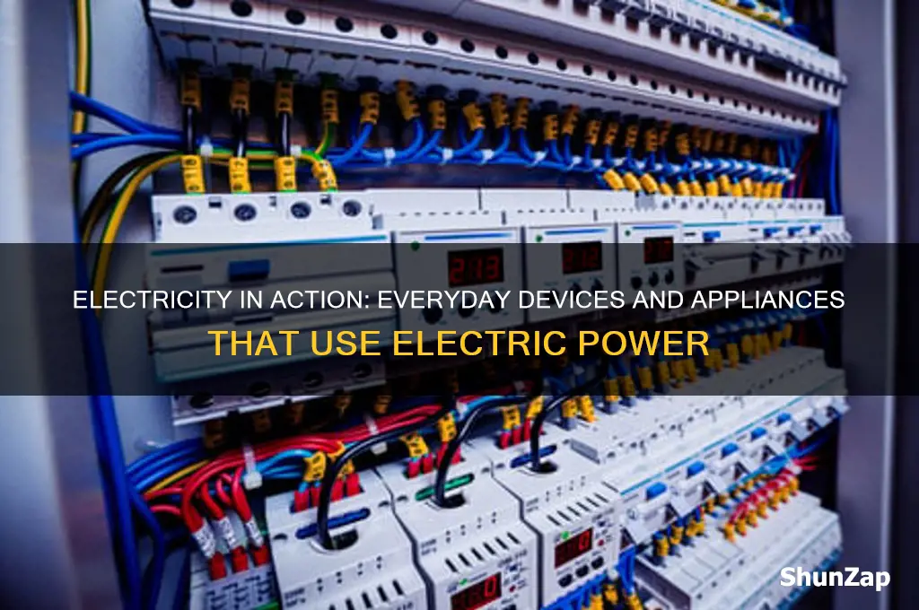 what uses electric