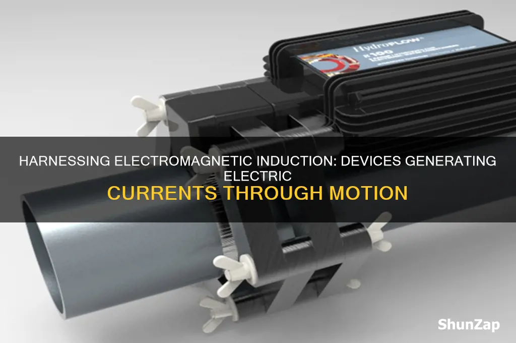 what uses electromagnetic induction to produce electric currents