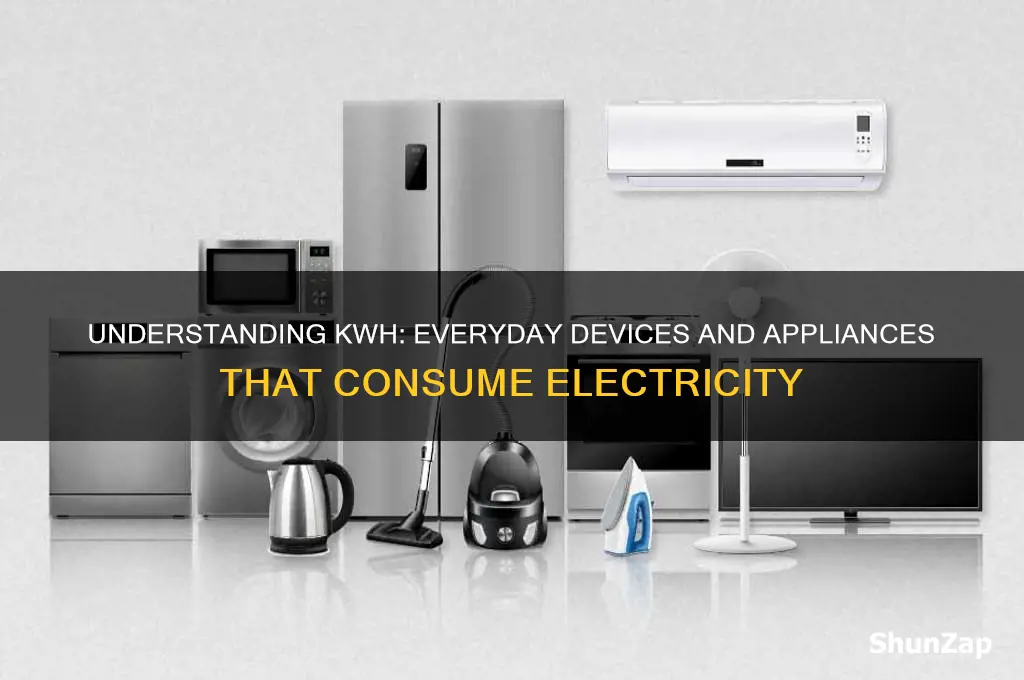 what uses kwh electricity