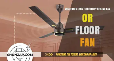 Ceiling Fan vs. Floor Fan: Which Saves More Electricity?