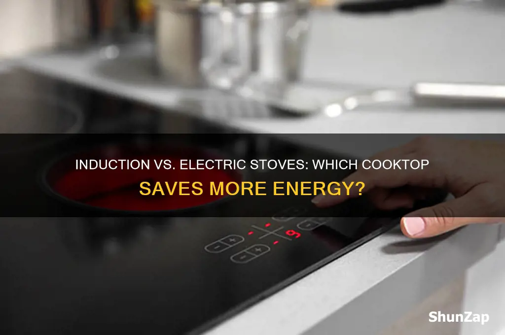 what uses less enrgy induction or electric stove