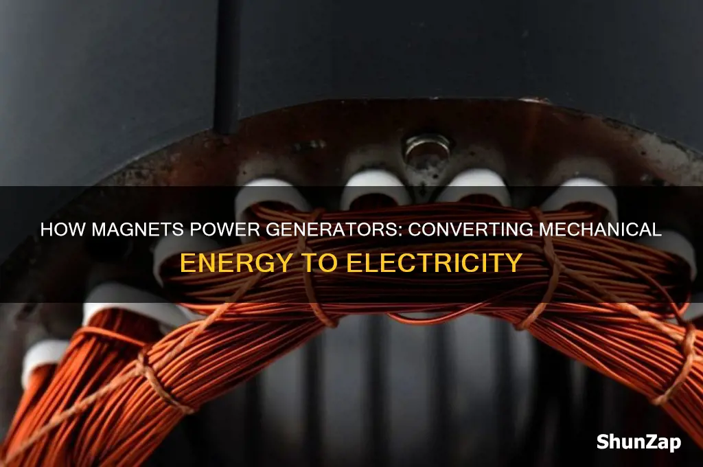 what uses magnets to convert mechanical to electrical energy