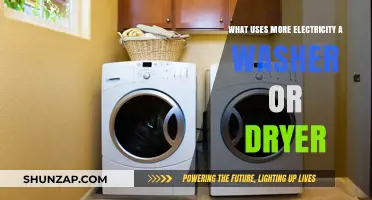 Washer vs. Dryer: Which Appliance Consumes More Electricity?