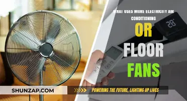 Air Conditioning vs. Floor Fans: Which Uses More Electricity?
