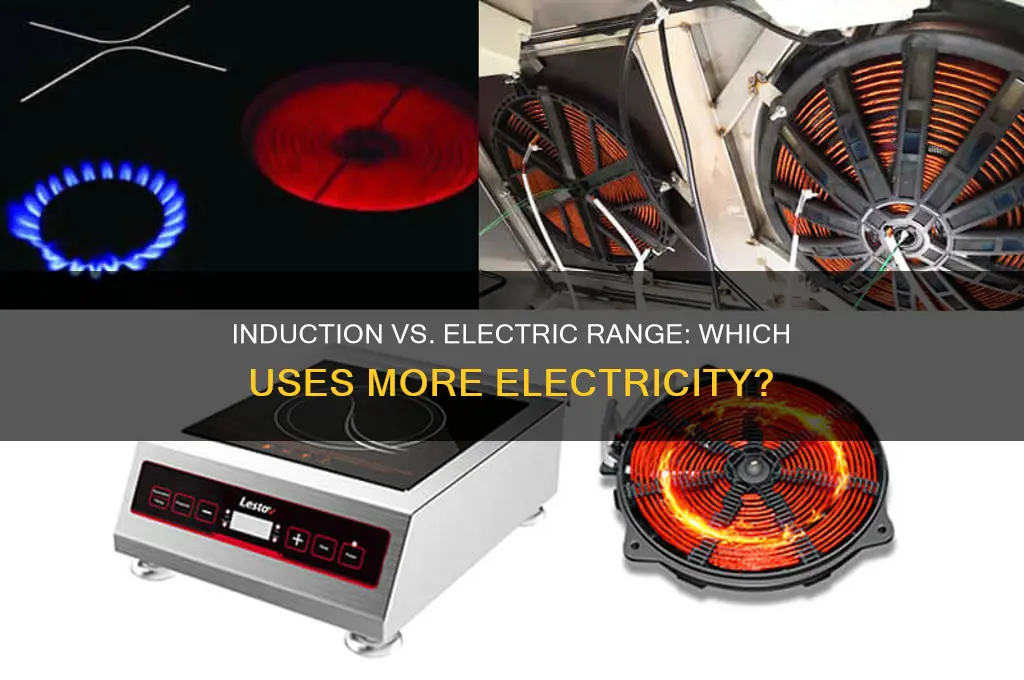what uses more electricity induction cooking or electric range