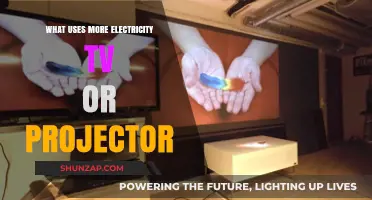 TV vs. Projector: Which Device Consumes More Electricity?