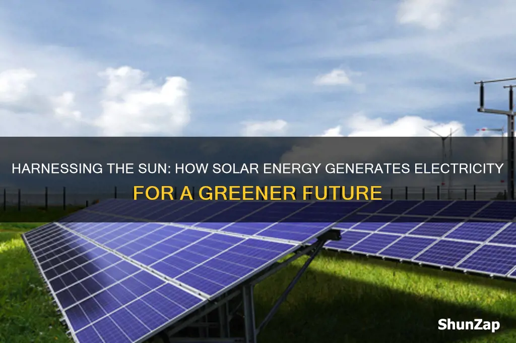 what uses solar energy to produce electricity