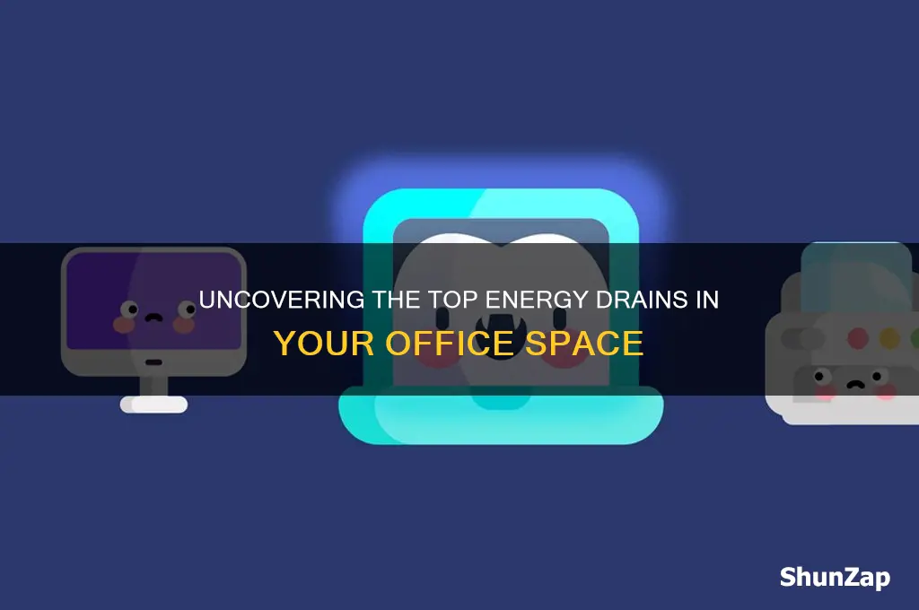 what uses the most electricity in an office