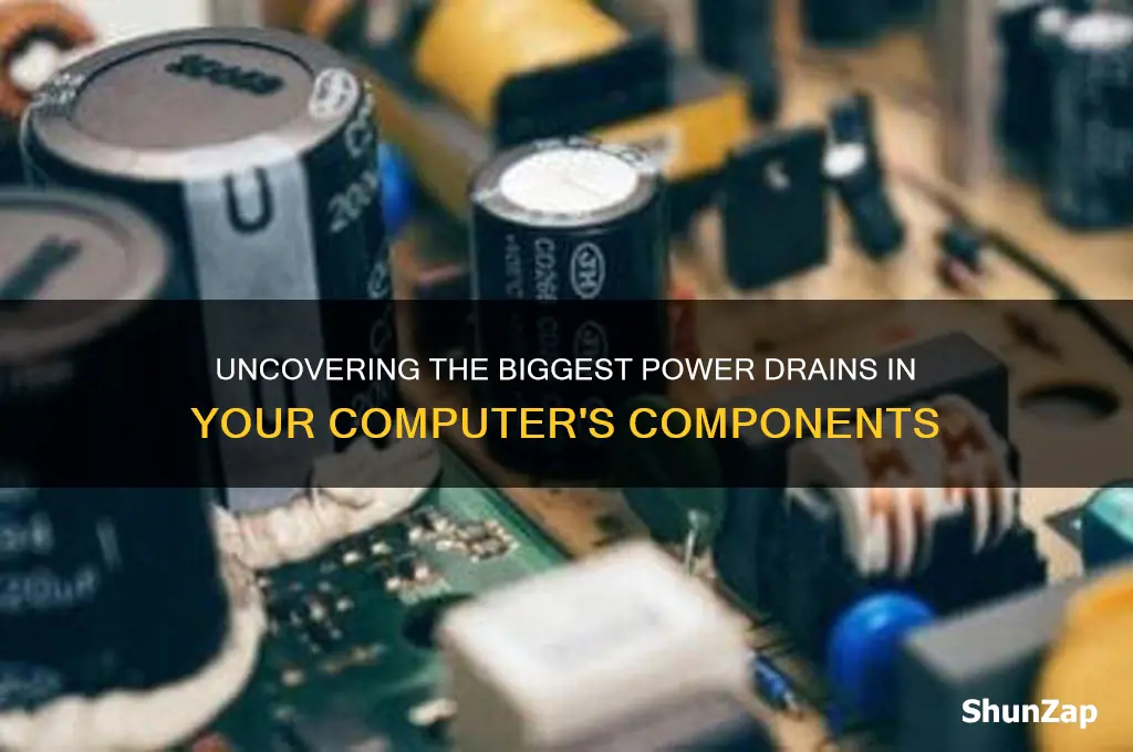 what uses the most electricity in your computer