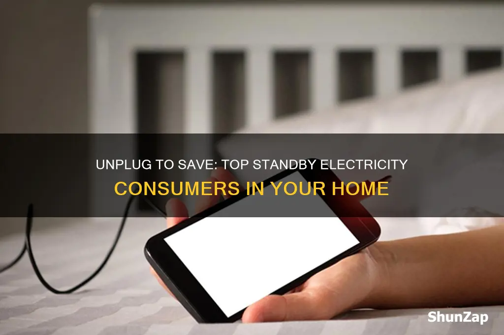 what uses the most electricity on standby