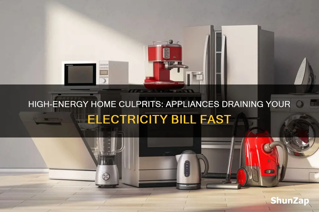 what uses up a lot of electricity