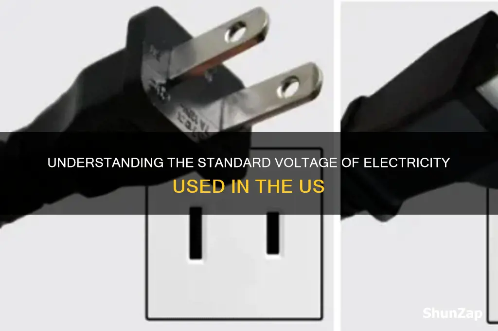 what volt of electricity is used in the us