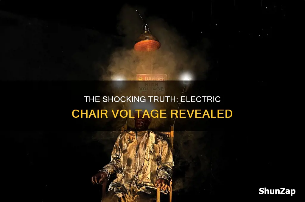 what voltage did they use in the electric chair