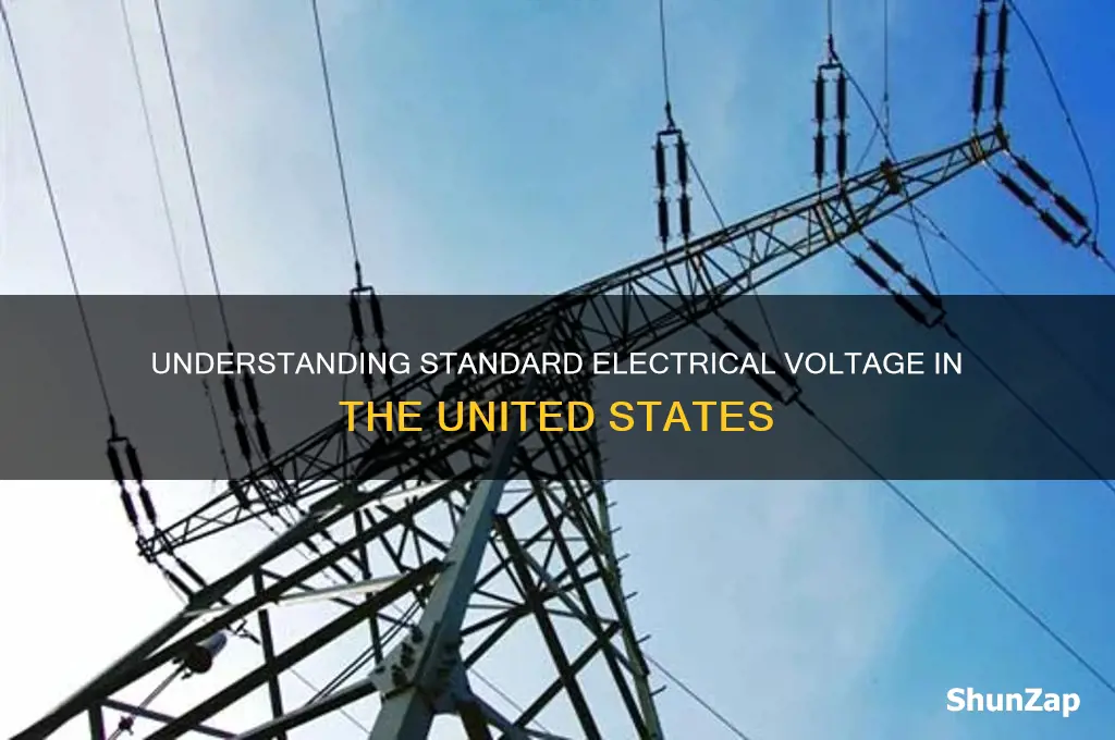 what voltage is used in the united states