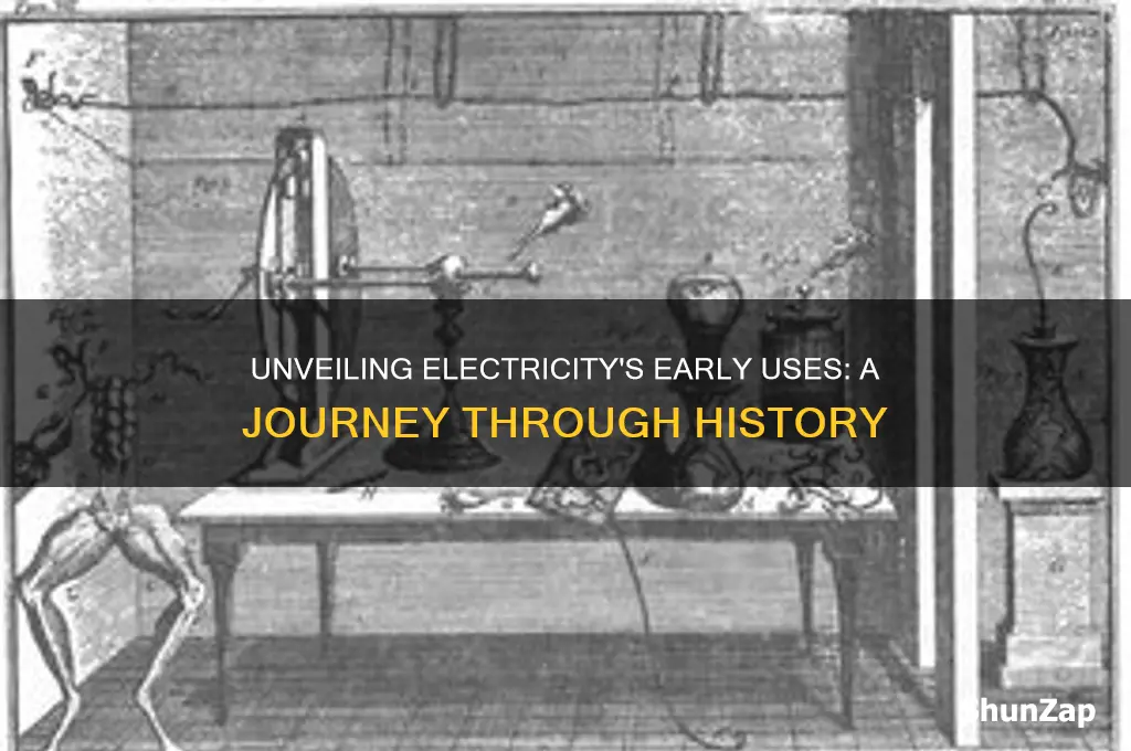 what was electricity originally used for
