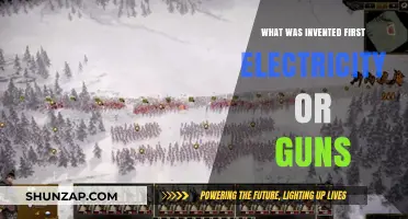 Electricity or Guns: Which Came First?