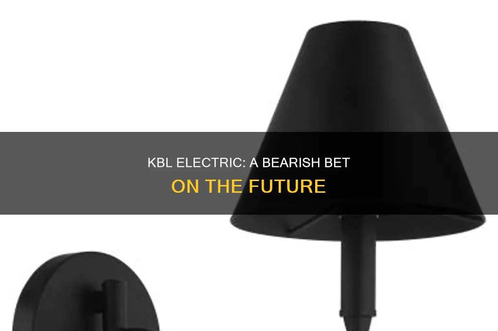 what was kbl electric in the bear