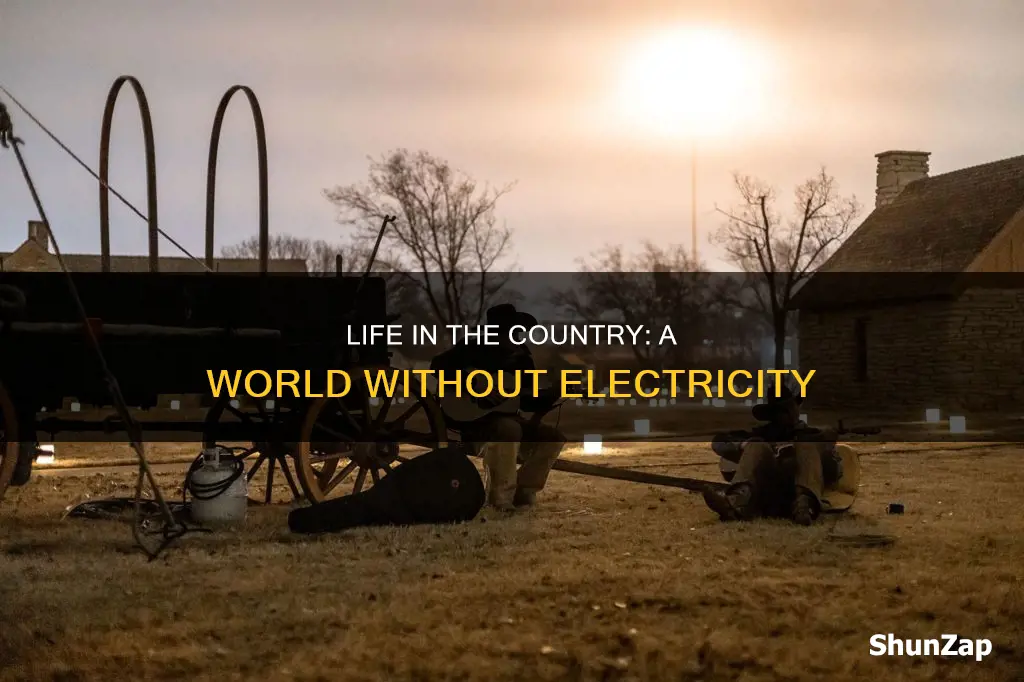 what was rural life before electric companies