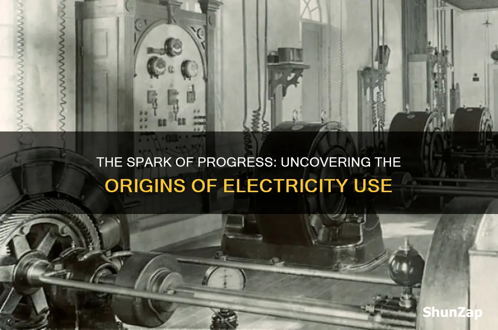 what was the cause of use of electricity