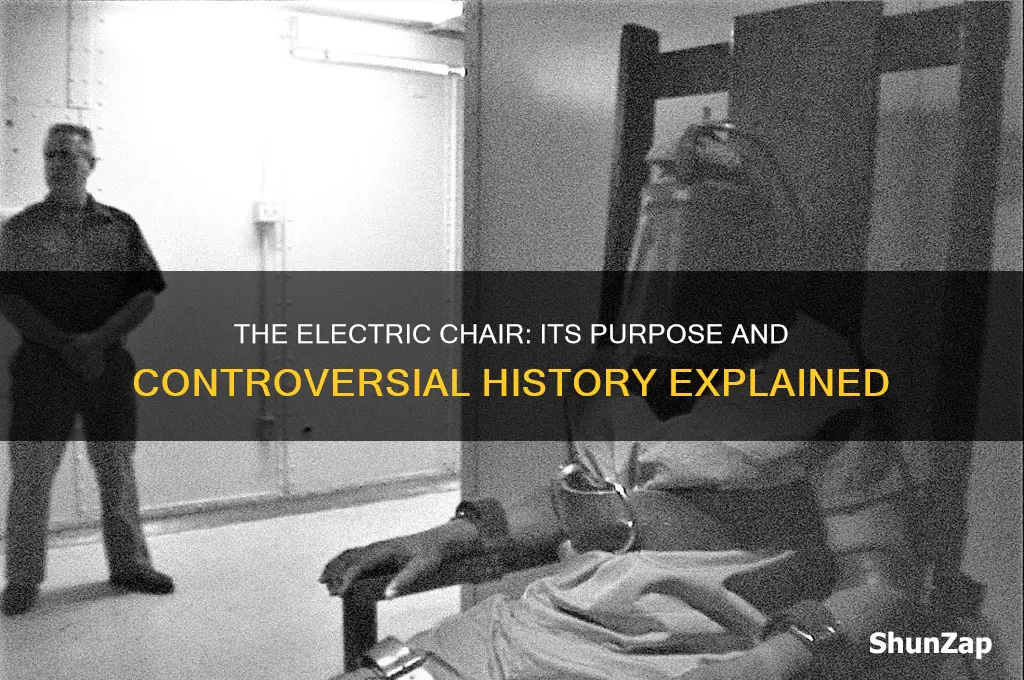 what was the electric chair used for