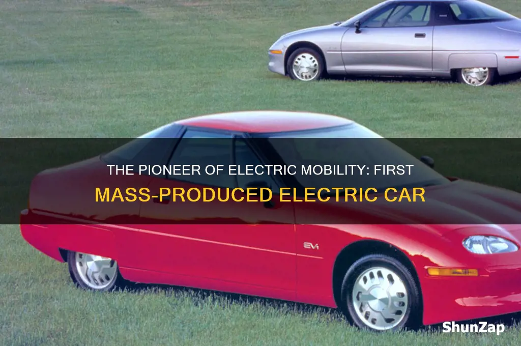 what was the first electric car being mas produced