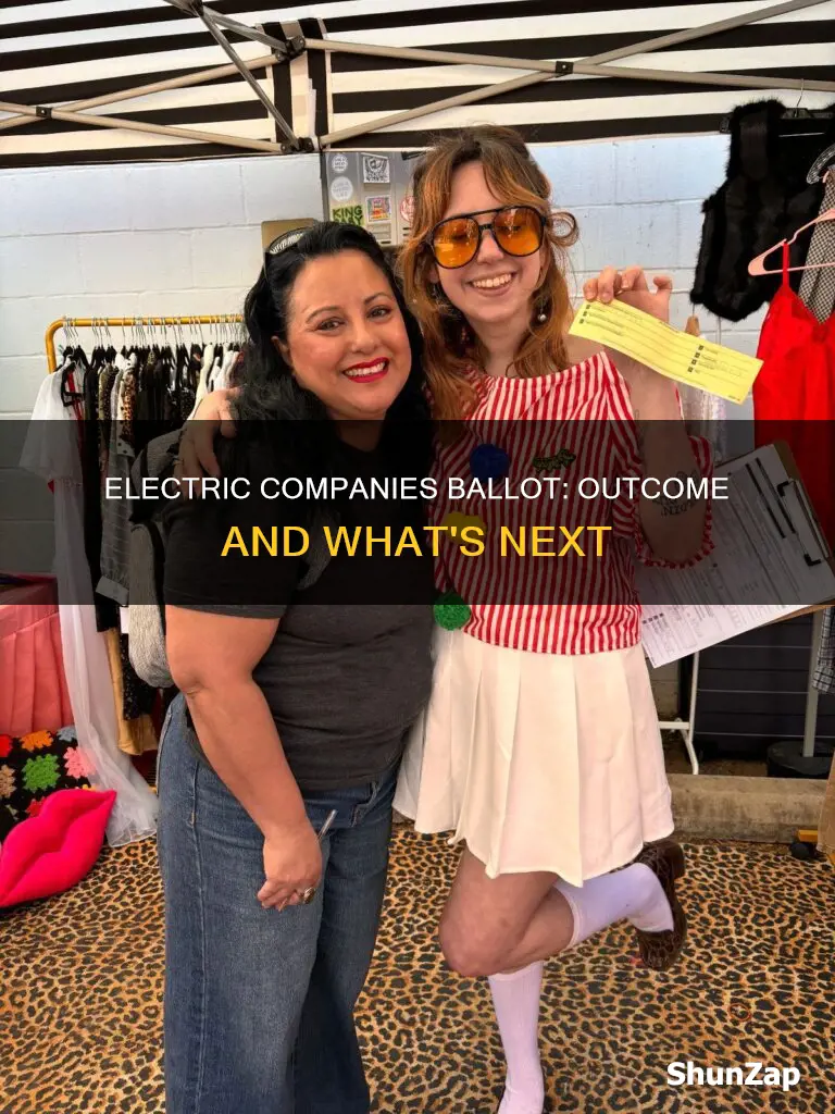 what was the outcome of the electric companies ballot