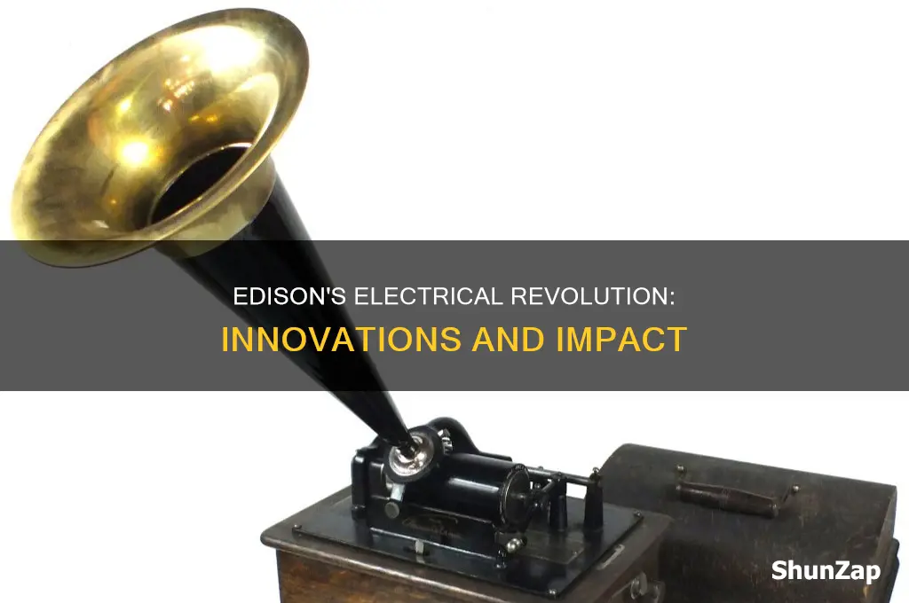 what was thomas edison contribution to electricity